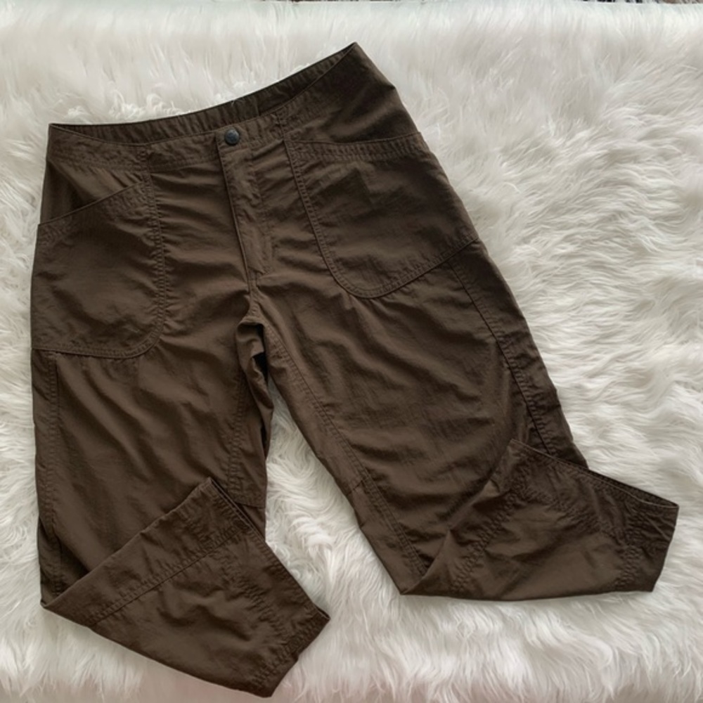 Brown mountain hardware hiking capris in s…